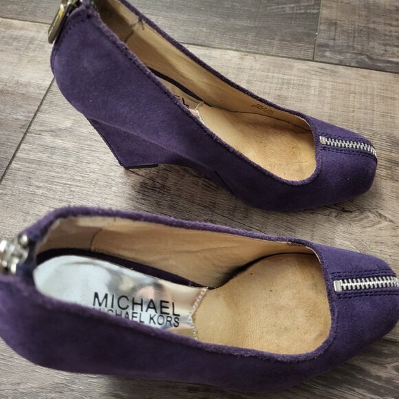 Michael Kors Parker Wedges size 4 - Picture 2 of 16